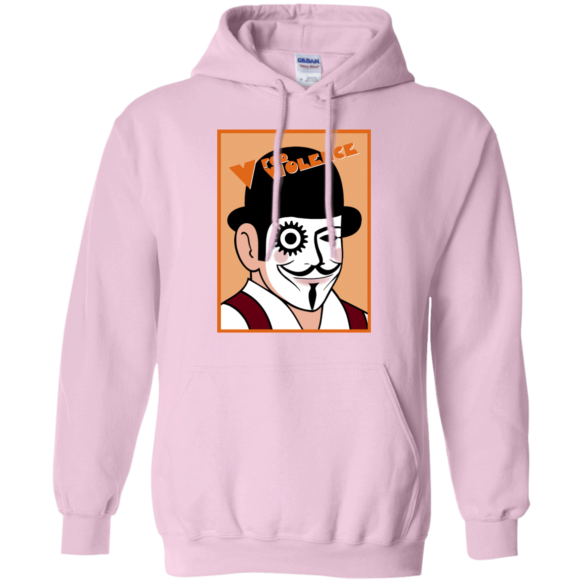 Sweatshirts Light Pink / Small V for Violence Pullover Hoodie