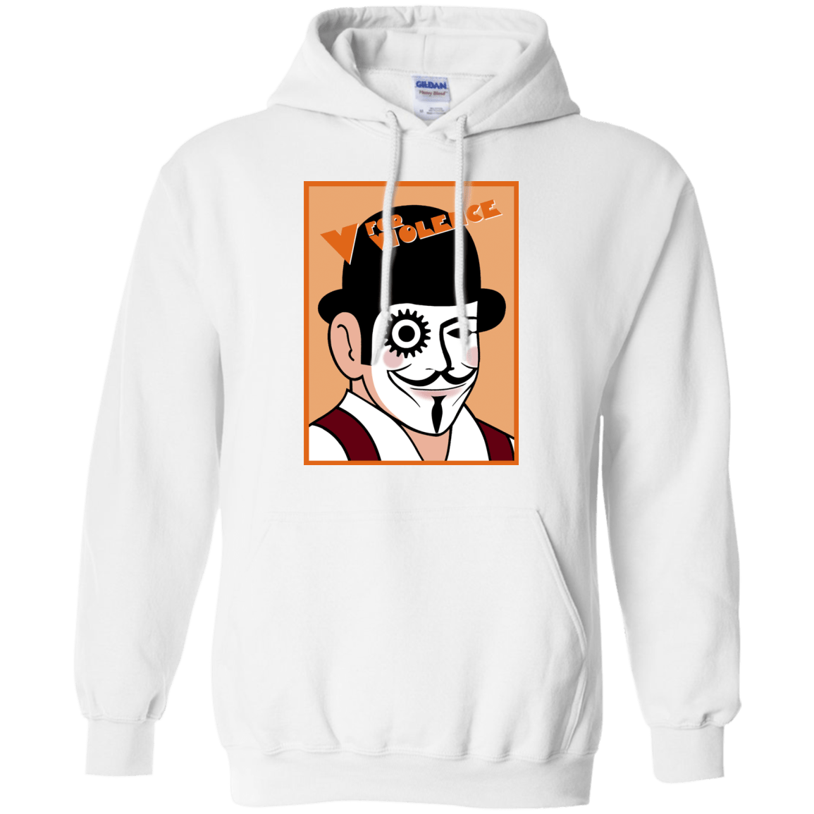 Sweatshirts White / Small V for Violence Pullover Hoodie