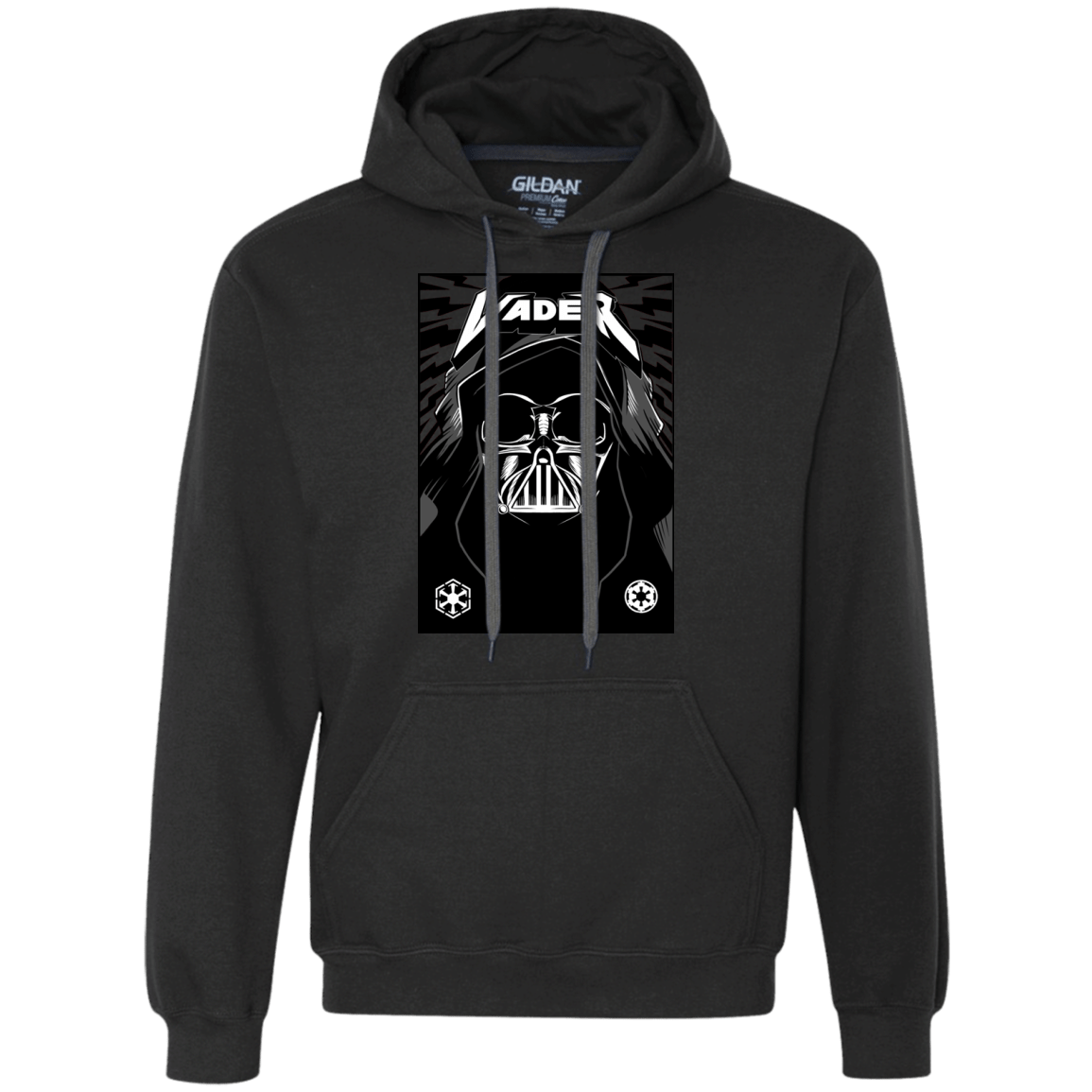 Sweatshirts Black / S Vader Rock Premium Fleece Hoodie
