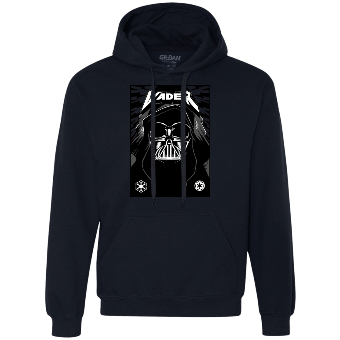 Sweatshirts Navy / S Vader Rock Premium Fleece Hoodie
