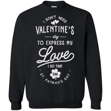 Sweatshirts Black / Small Valentine's Day Crewneck Sweatshirt