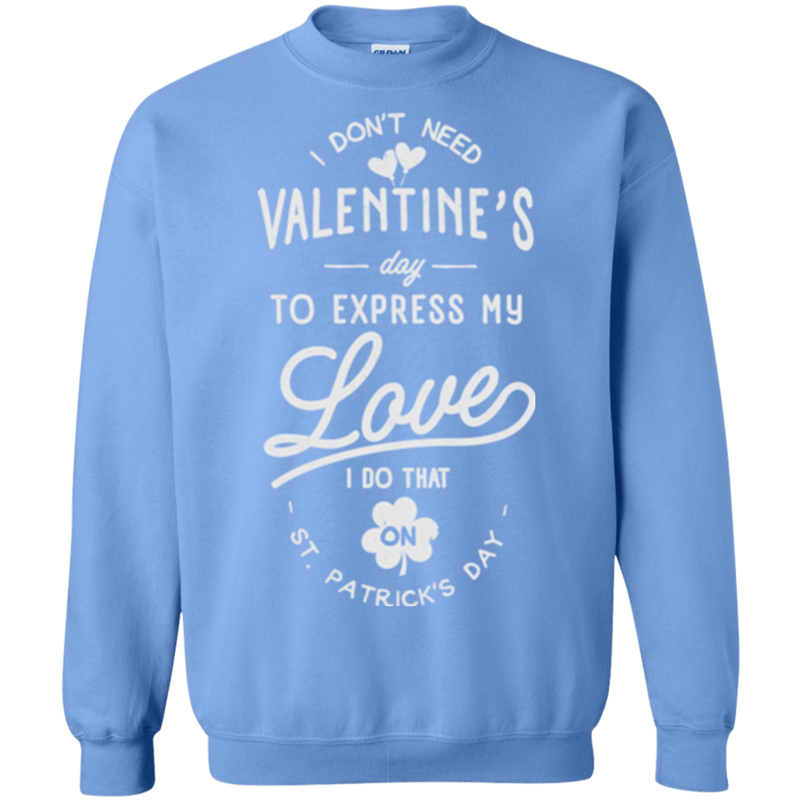 Sweatshirts Carolina Blue / Small Valentine's Day Crewneck Sweatshirt