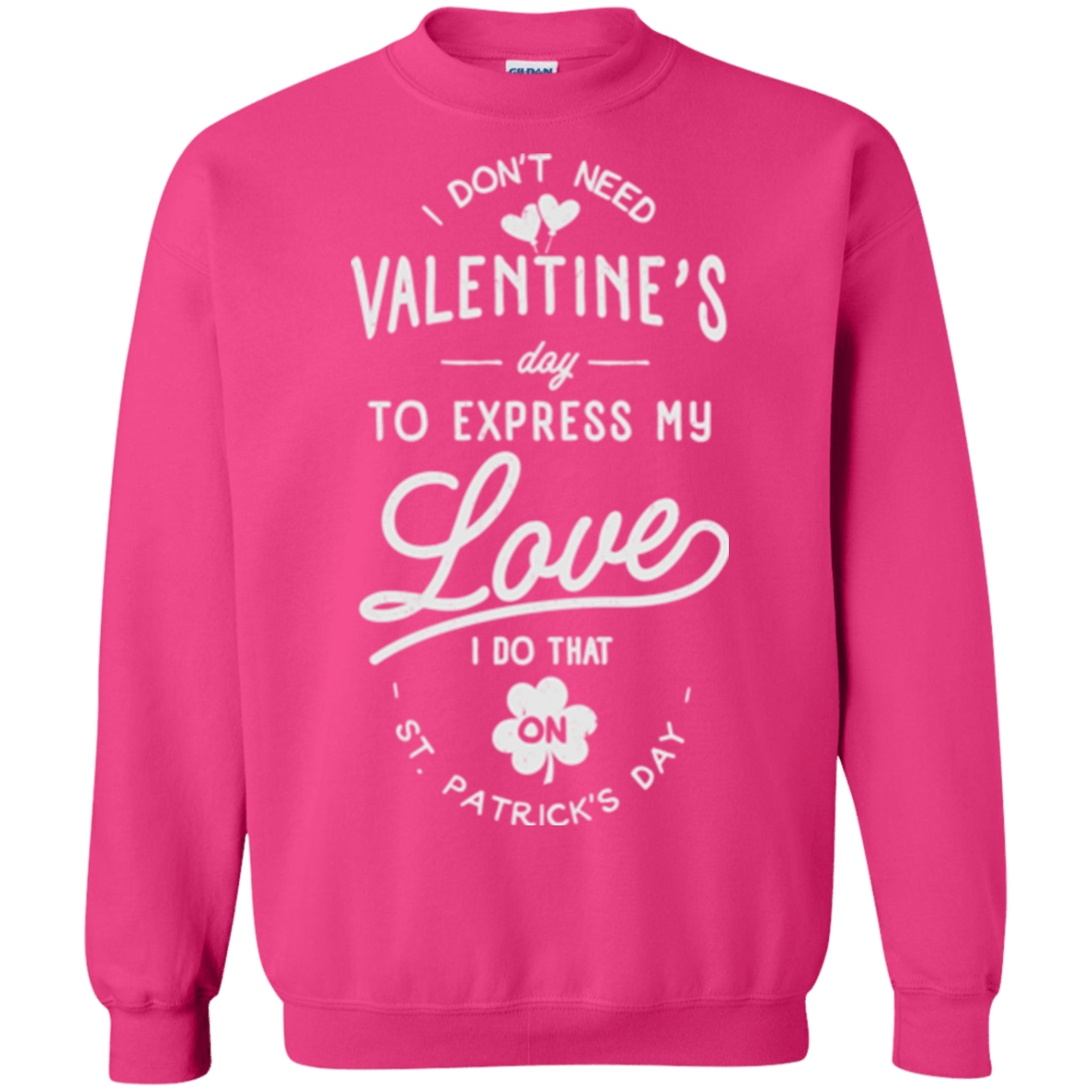 Sweatshirts Heliconia / Small Valentine's Day Crewneck Sweatshirt