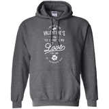 Sweatshirts Dark Heather / Small Valentine's Day Pullover Hoodie