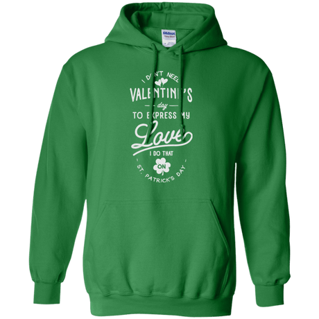 Sweatshirts Irish Green / Small Valentine's Day Pullover Hoodie