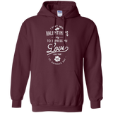 Sweatshirts Maroon / Small Valentine's Day Pullover Hoodie