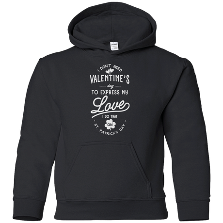 Sweatshirts Black / YS Valentine's Day Youth Hoodie