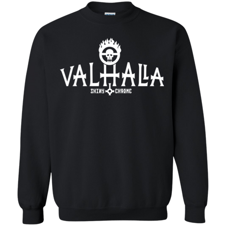 Sweatshirts Black / Small Valhalla Shiny & Chrome Crewneck Sweatshirt