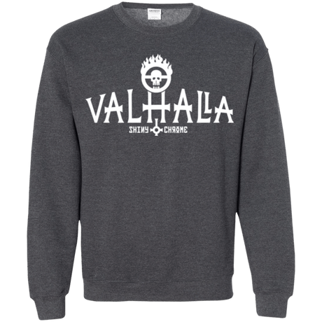 Sweatshirts Dark Heather / Small Valhalla Shiny & Chrome Crewneck Sweatshirt