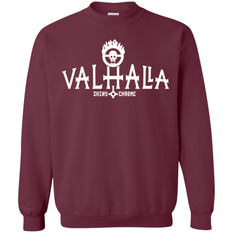 Sweatshirts Maroon / Small Valhalla Shiny & Chrome Crewneck Sweatshirt