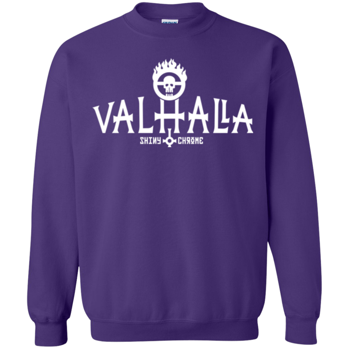 Sweatshirts Purple / Small Valhalla Shiny & Chrome Crewneck Sweatshirt