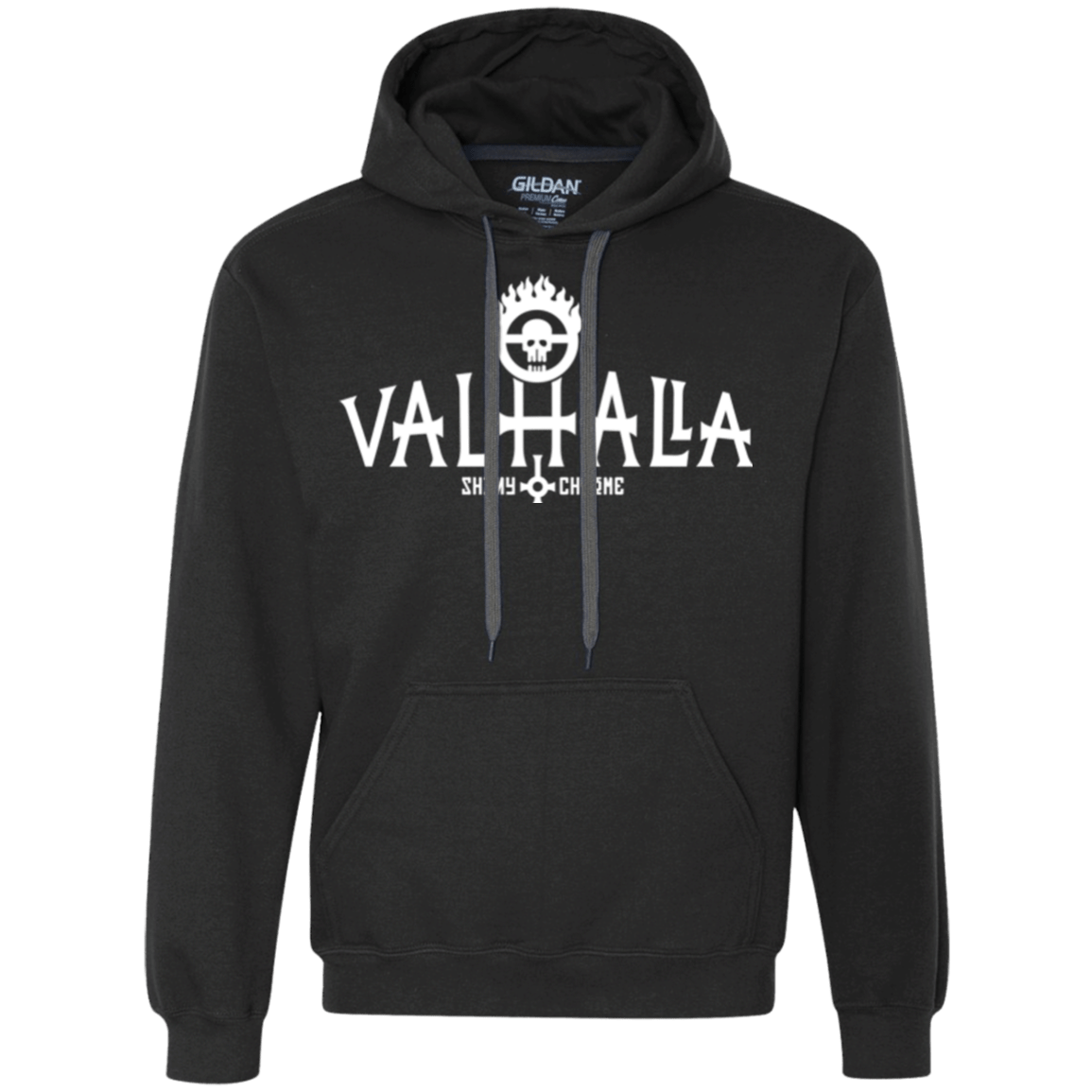 Sweatshirts Black / Small Valhalla Shiny & Chrome Premium Fleece Hoodie