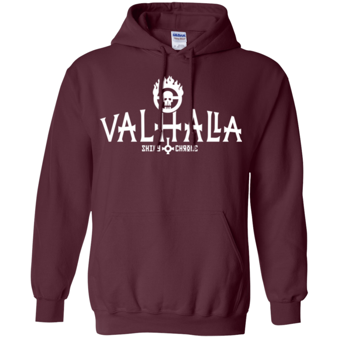 Sweatshirts Maroon / Small Valhalla Shiny & Chrome Pullover Hoodie