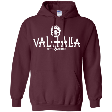 Sweatshirts Maroon / Small Valhalla Shiny & Chrome Pullover Hoodie