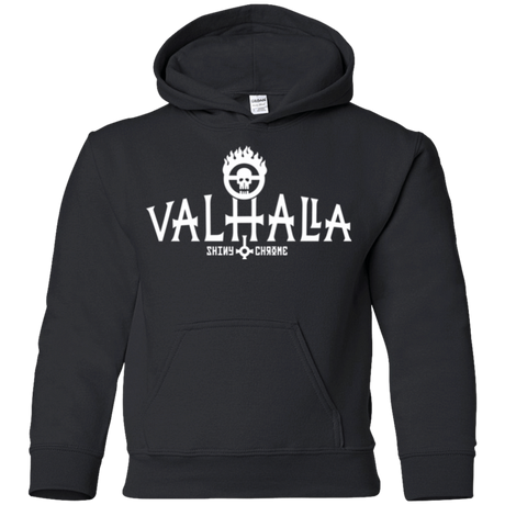 Sweatshirts Black / YS Valhalla Shiny & Chrome Youth Hoodie