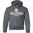 Sweatshirts Dark Heather / YS Valhalla Shiny & Chrome Youth Hoodie