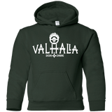 Sweatshirts Forest Green / YS Valhalla Shiny & Chrome Youth Hoodie