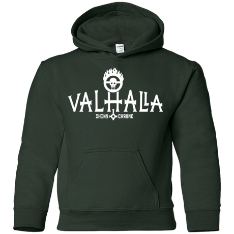 Sweatshirts Forest Green / YS Valhalla Shiny & Chrome Youth Hoodie