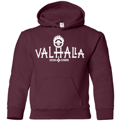 Sweatshirts Maroon / YS Valhalla Shiny & Chrome Youth Hoodie