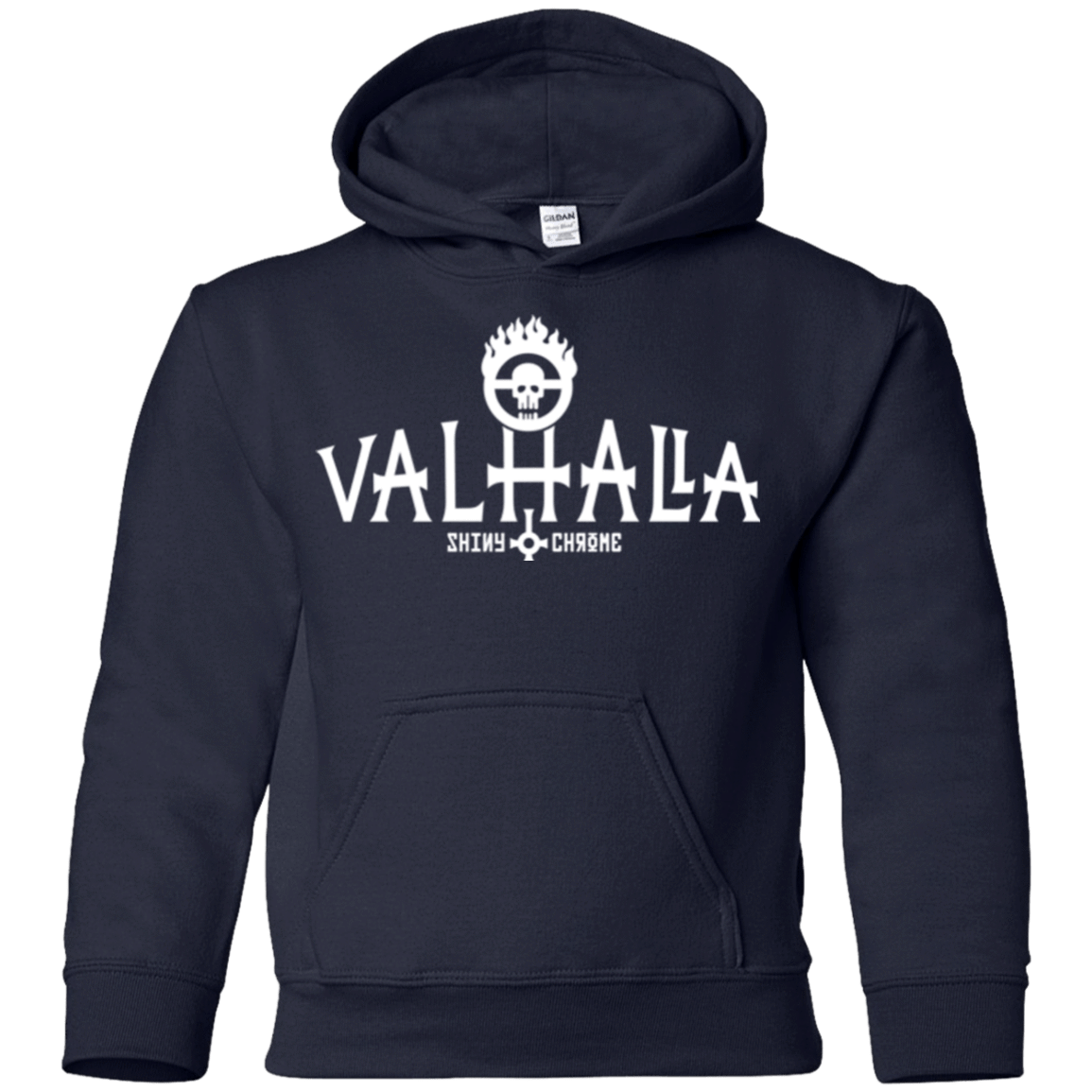 Sweatshirts Navy / YS Valhalla Shiny & Chrome Youth Hoodie