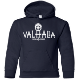 Sweatshirts Navy / YS Valhalla Shiny & Chrome Youth Hoodie