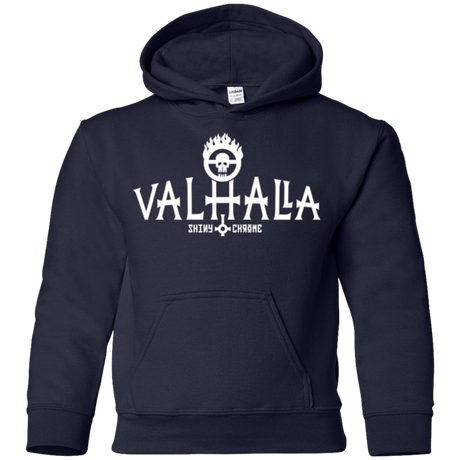 Sweatshirts Navy / YS Valhalla Shiny & Chrome Youth Hoodie