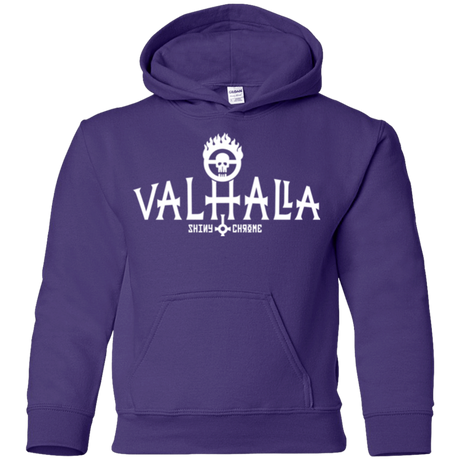 Sweatshirts Purple / YS Valhalla Shiny & Chrome Youth Hoodie