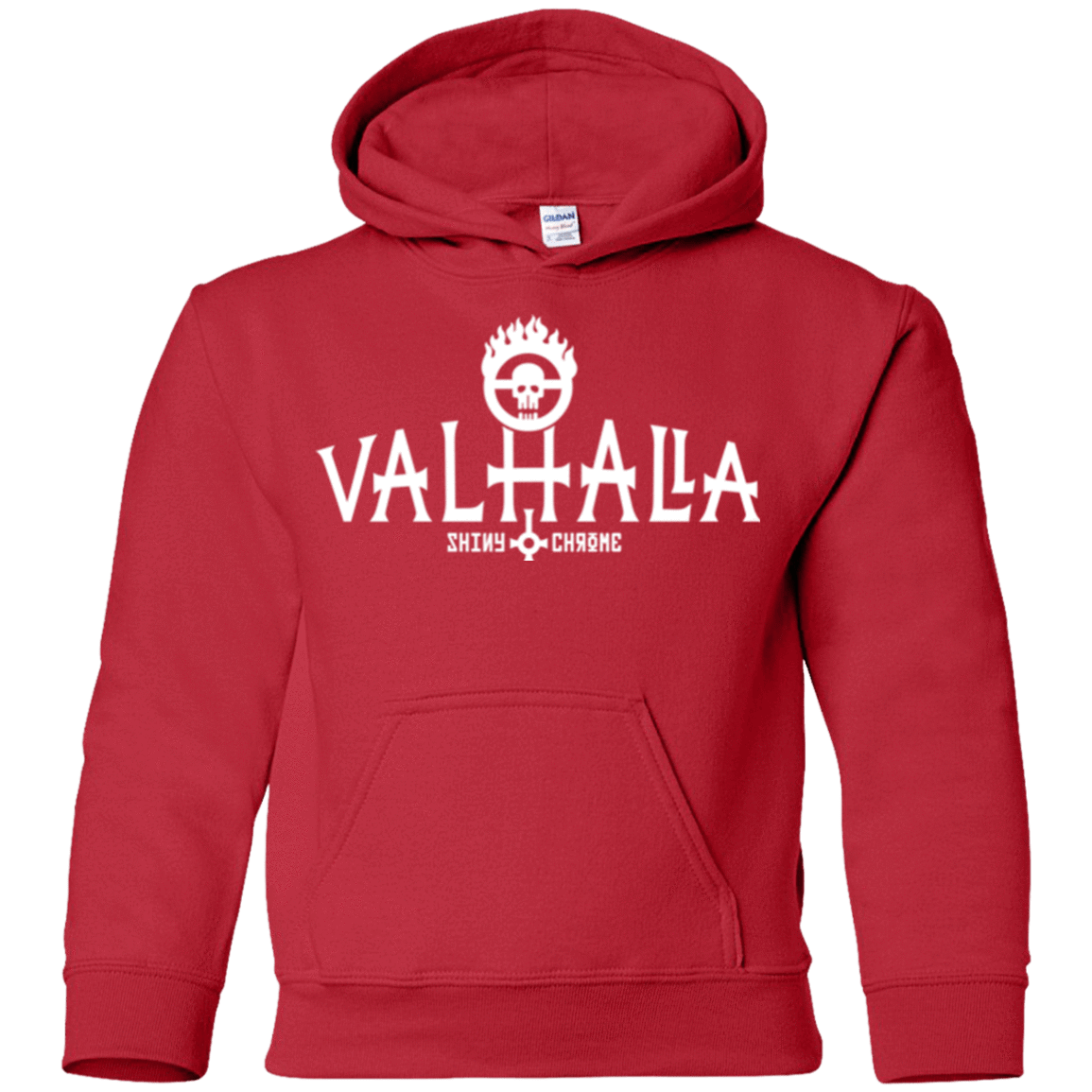 Sweatshirts Red / YS Valhalla Shiny & Chrome Youth Hoodie