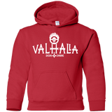 Sweatshirts Red / YS Valhalla Shiny & Chrome Youth Hoodie