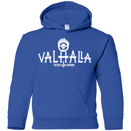 Sweatshirts Royal / YS Valhalla Shiny & Chrome Youth Hoodie