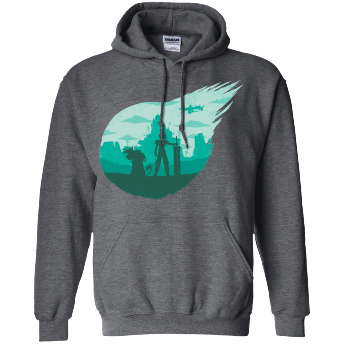 Sweatshirts Dark Heather / Small Valley of the fallen stars Pullover Hoodie