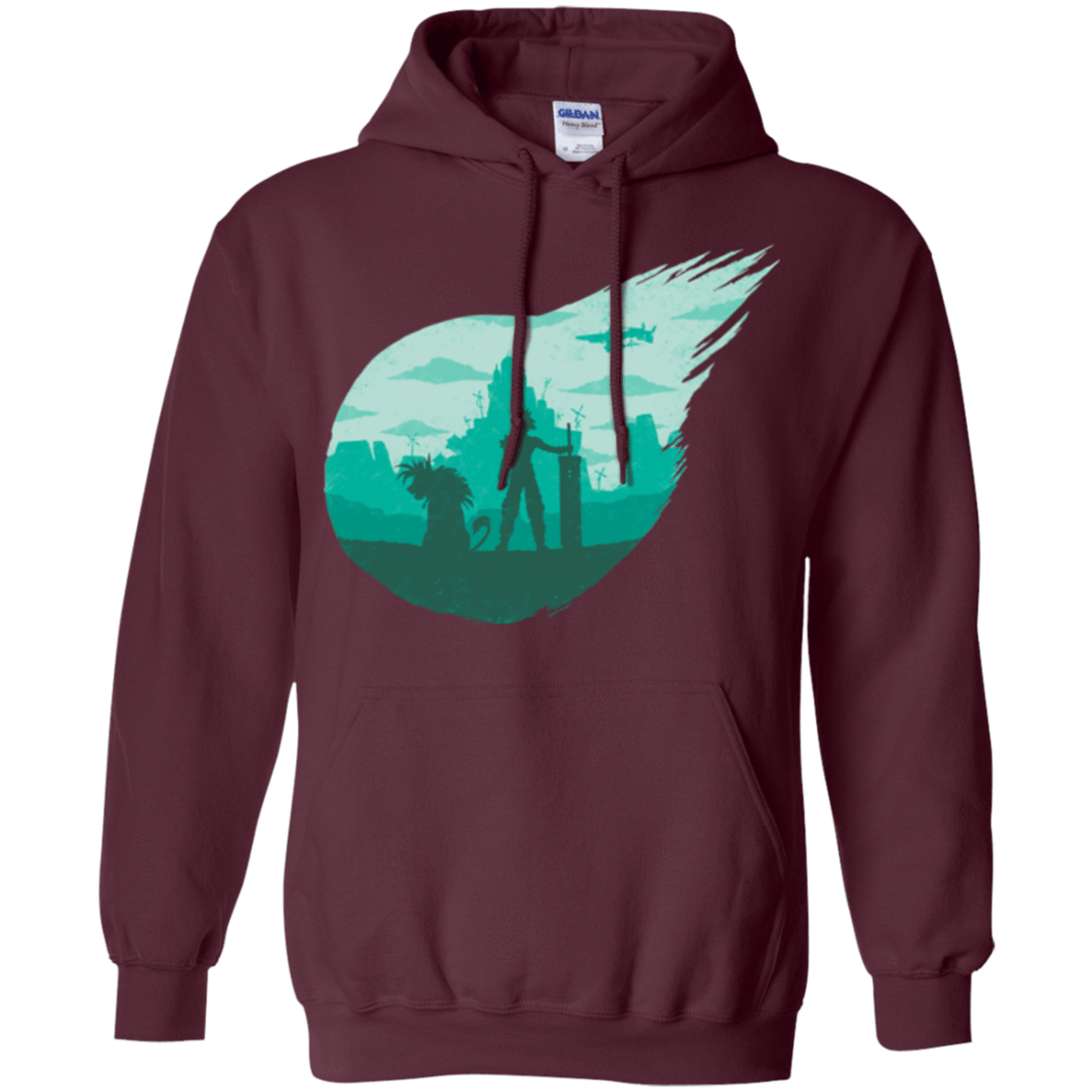Sweatshirts Maroon / Small Valley of the fallen stars Pullover Hoodie