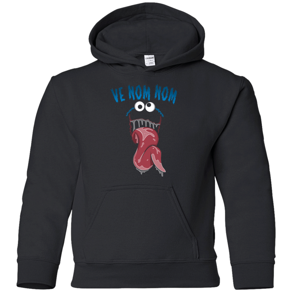 Sweatshirts Black / YS Ve Nom Nom Youth Hoodie