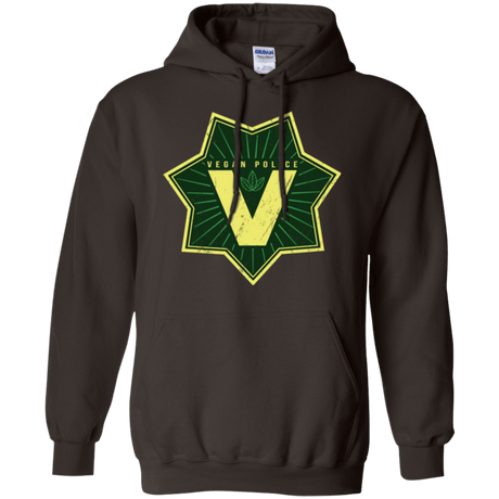 Sweatshirts Dark Chocolate / Small Vegan Police Pullover Hoodie