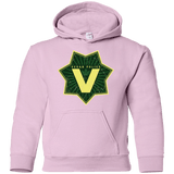 Sweatshirts Light Pink / YS Vegan Police Youth Hoodie