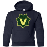 Sweatshirts Navy / YS Vegan Police Youth Hoodie