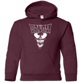 Sweatshirts Maroon / YS Venom Danzig Youth Hoodie
