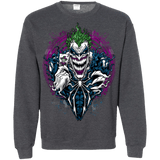 Sweatshirts Dark Heather / Small Venomous Joke Crewneck Sweatshirt