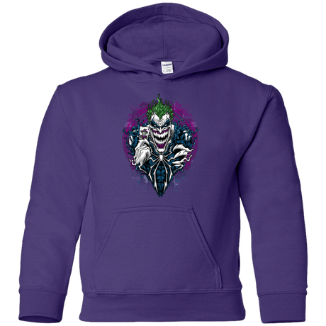 Sweatshirts Purple / YS Venomous Joke Youth Hoodie