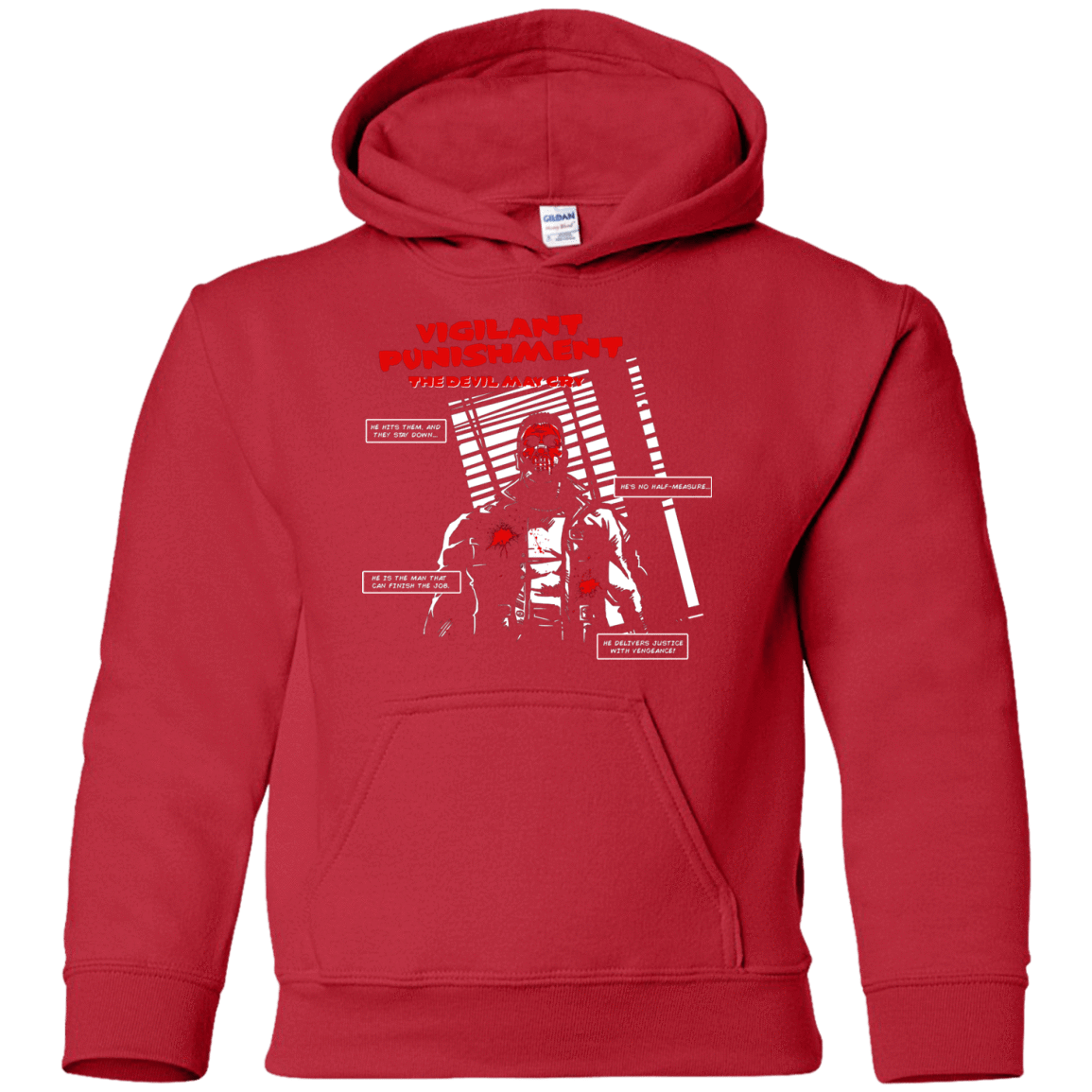 Sweatshirts Red / YS Vigilant Youth Hoodie
