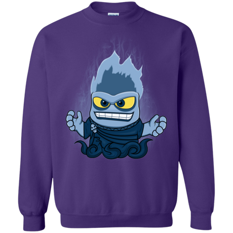 Sweatshirts Purple / S Villain Inside Crewneck Sweatshirt