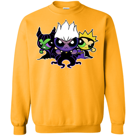 Sweatshirts Gold / Small Villain Puff Girls Crewneck Sweatshirt