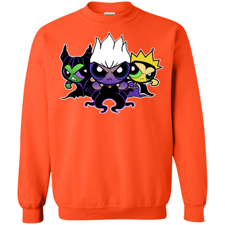 Sweatshirts Orange / Small Villain Puff Girls Crewneck Sweatshirt