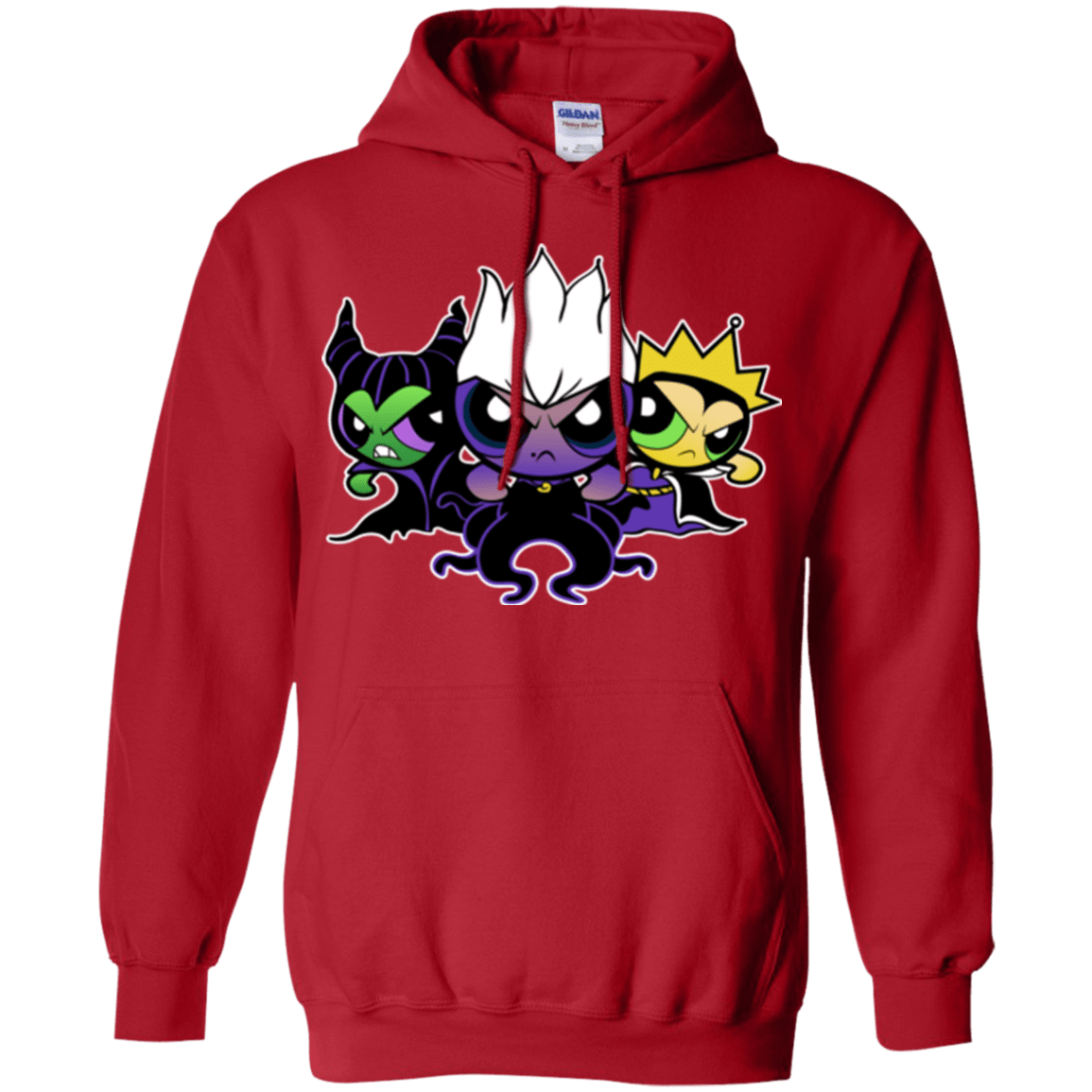 Sweatshirts Red / Small Villain Puff Girls Pullover Hoodie