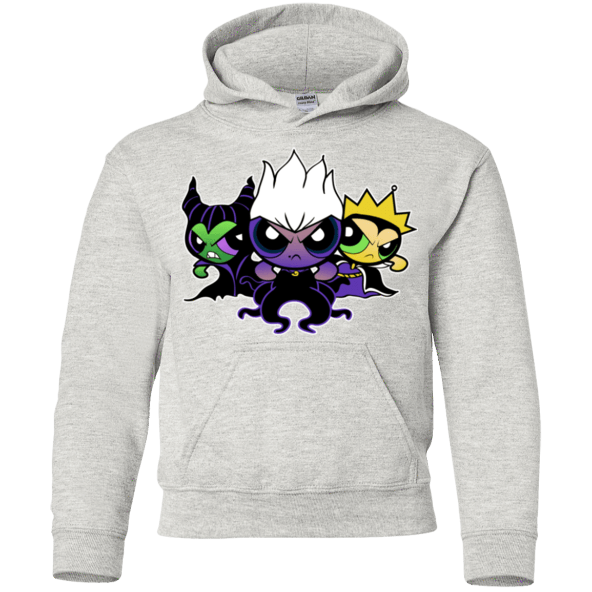 Sweatshirts Ash / YS Villain Puff Girls Youth Hoodie