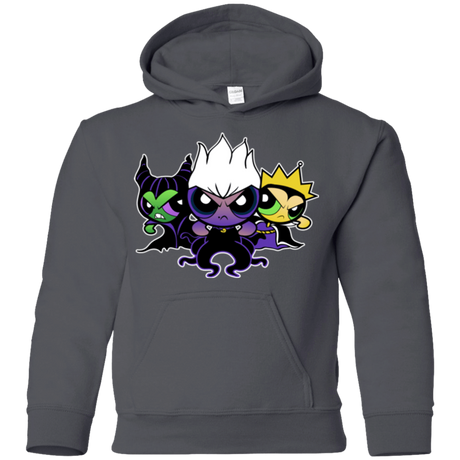 Sweatshirts Charcoal / YS Villain Puff Girls Youth Hoodie