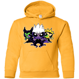 Sweatshirts Gold / YS Villain Puff Girls Youth Hoodie