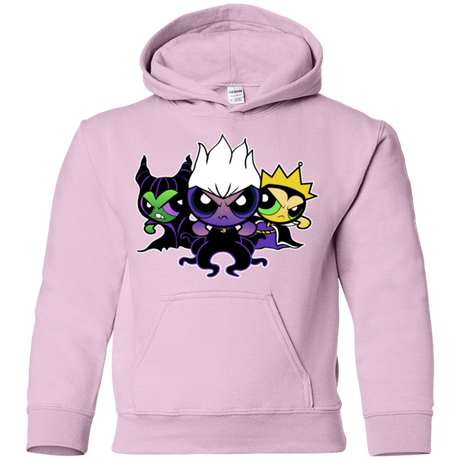 Sweatshirts Light Pink / YS Villain Puff Girls Youth Hoodie