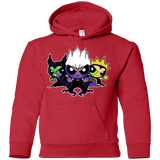 Sweatshirts Red / YS Villain Puff Girls Youth Hoodie