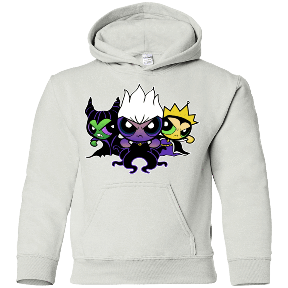 Sweatshirts White / YS Villain Puff Girls Youth Hoodie